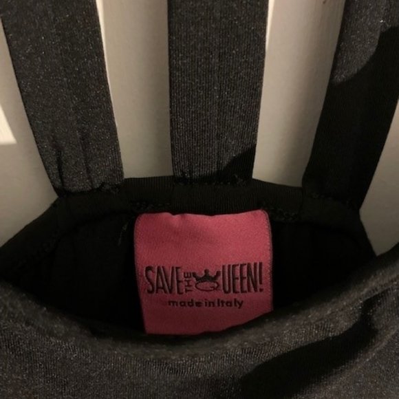 Save the Queen Camisole Black XXL - Picture 2 of 14